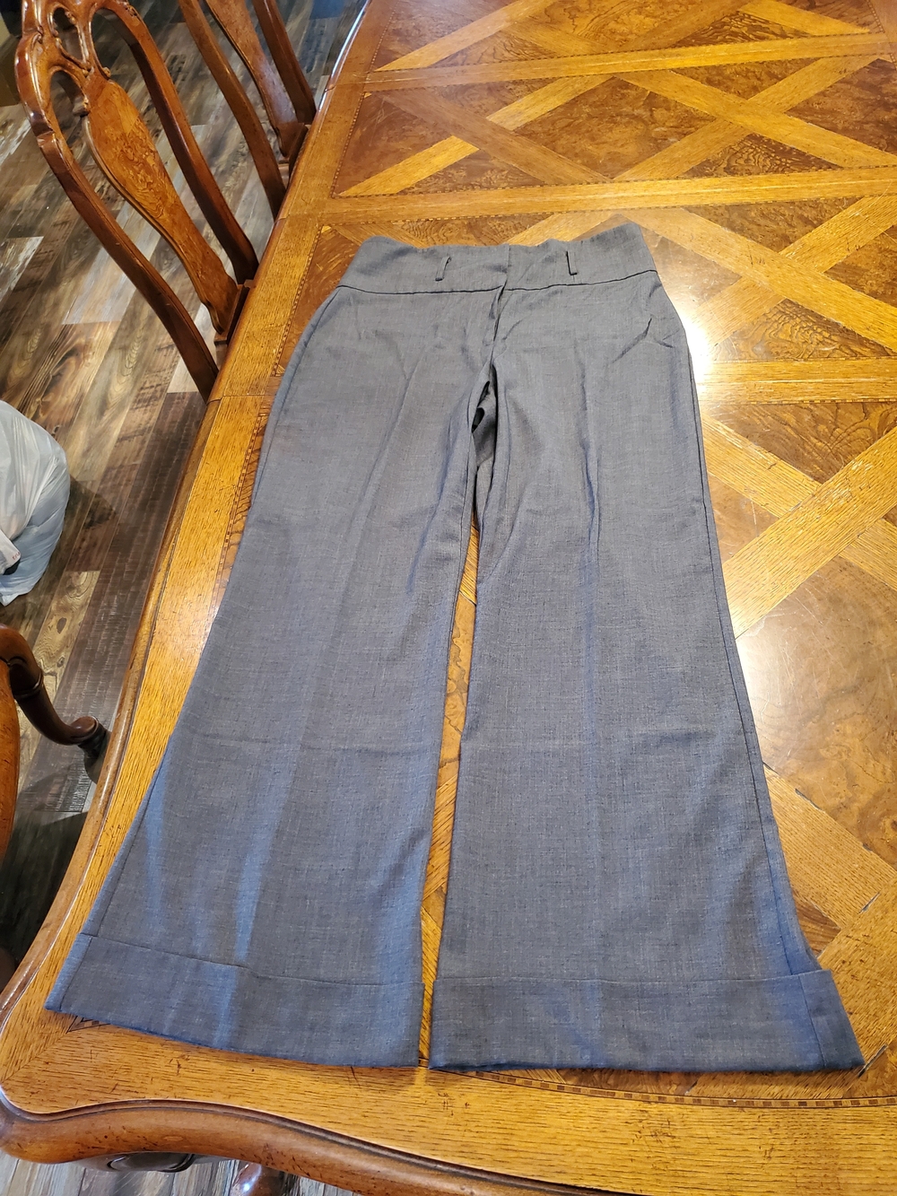 Worthington Wide Leg Dress Pants in Gray